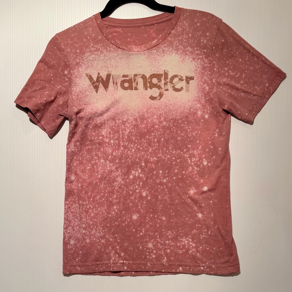 Wrangler Dusty Rose Splatter Tee